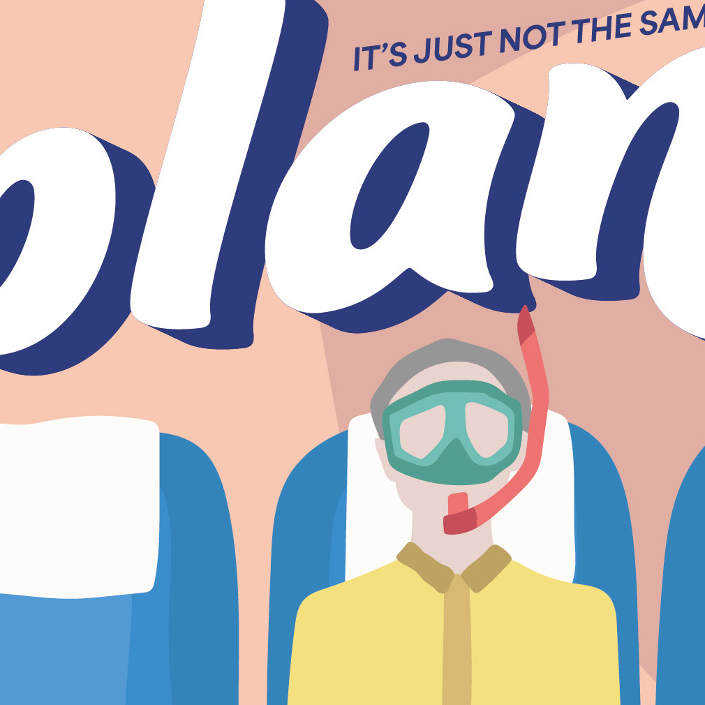 detalj av typografisk poster